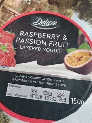 Raspberry & Passion Fruit Layered Yogurt
