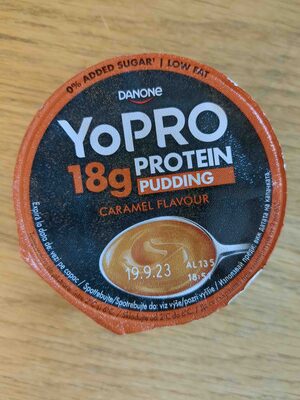 YoPRO protein pudding caramel