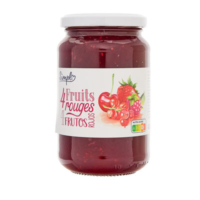 4 fruits rouges