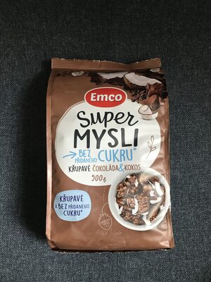 Super müsli čokoláda a kokos