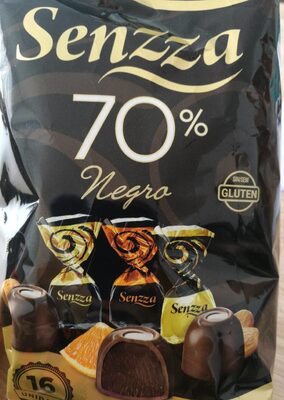 Senzza surtido bombones chocolate negro 70%