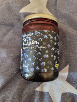 Blueberry jam, organic