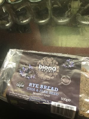 Biona Organic Rye Bread Chia & Flax Seed