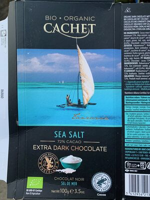 Sea salt Extra dark chocolate 72%