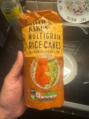 SAVOUR BAKES MULTIGRAIN RICE CAKES 28 CALORIES PER