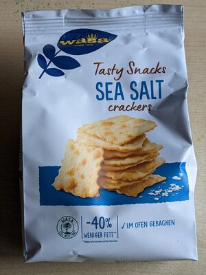 Wasa delicate thin crackers sea salt 180g we