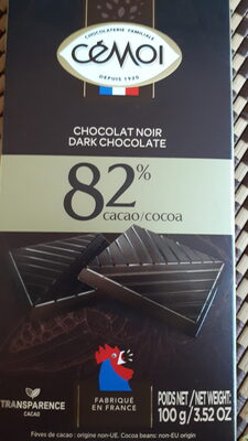 Chocolat noir 82%