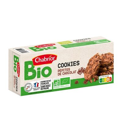 Cookies aux pepites de chocolat bio