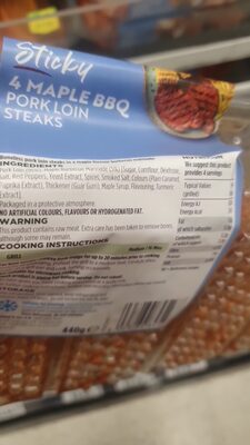 ASDA Maple BBQ Pork Loin Steaks