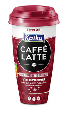 Caffé latte espresso café arábica intenso con