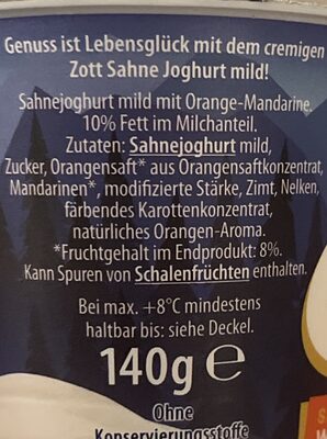 Sahnejoghurt Winter Orange