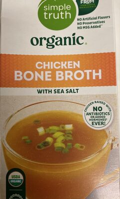 organic chicken bone broth with sea salt