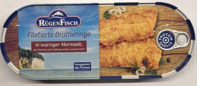 Filetierte Bratheringe in würziger Marinade