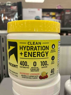 Clean Hydration + Energy (raspberry Lemonade)