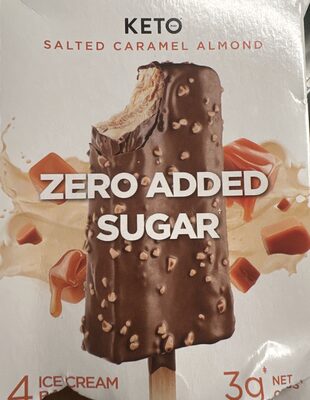 Salted Caramel Almond Ice Cream Bar