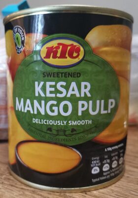 Sweetened Kesar Mango Pulp