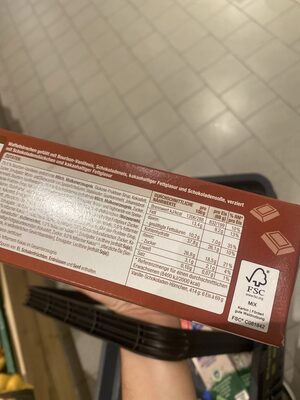 Vanille-Schoko Hörnchen Eis