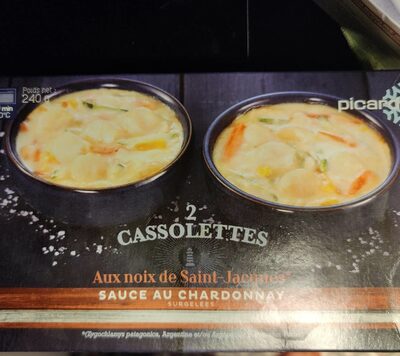 Cassolette aux noix de st jacques