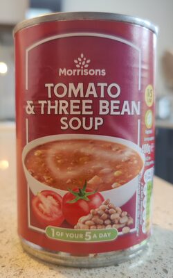 Tomato and three bean soup