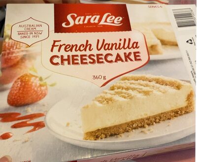 French vanilla cheesecake