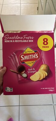 Salt & Vinegar Flavoured Crinkle Cut Potato Chips