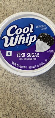 Cool Whip Whipped Topping Zero Sugar