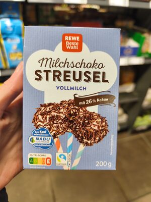 Milchschoko Streusel