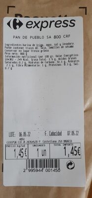 Pan de pueblo