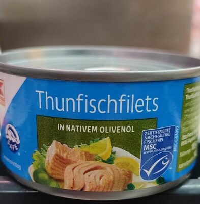 Thunfischfilets in Olivenöl