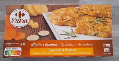 Röstis légumes - Emmental et Romarin