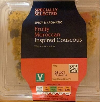 Fruity moroccan inspired cous cous