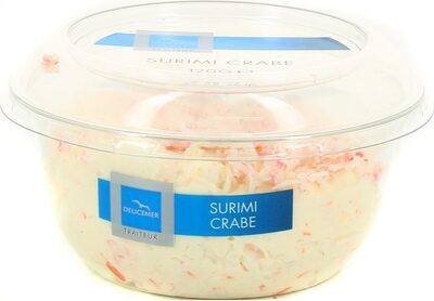 Tartinable surimi crabe
