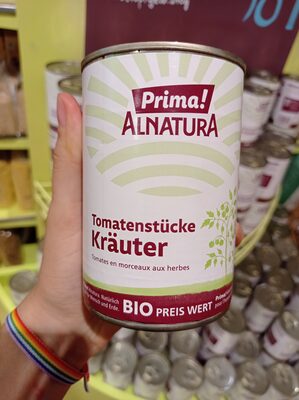 Tomatenstücke Kräuter