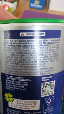 Protein Shake Vegan Schokolade