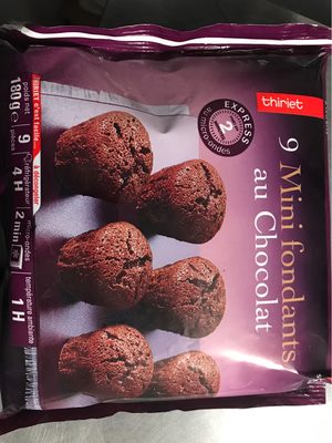 9 MINI FONDANT CHOCOLAT 180G