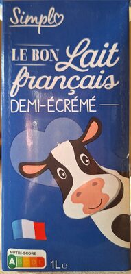 LE BON Lait français DEMI-ÉCRÉMÉ