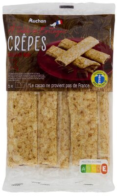 Crêpes chocolat noir