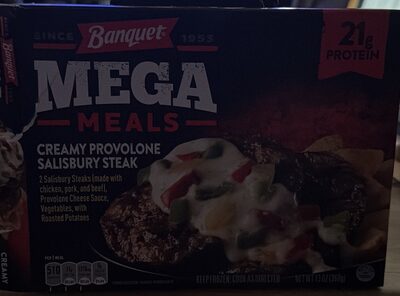 Creamy Provolone Salisbury Steak