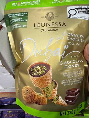 Dubai Style Chocolate Cones