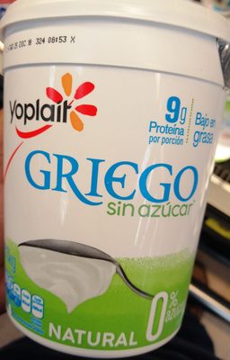 Yoghurt griego natural sin azúcar