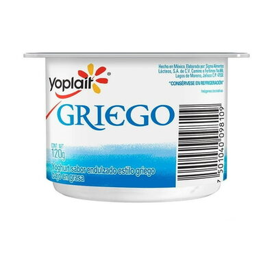 Yogurt sabor endulzado estilo griego