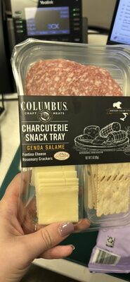 Charcuterie Snack Tray Genoa Salame