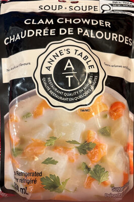 Anne's table clam chowder