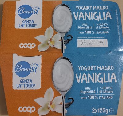 Yogurt magro vaniglia alta digeribilità