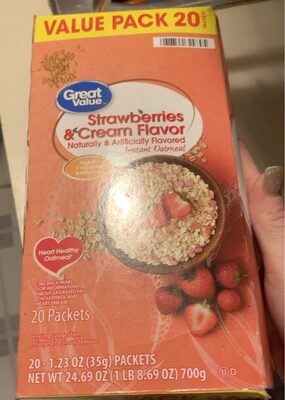 Strawberry and cream oatmeal