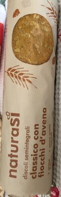Discoli semi integrali classico con fiocchi d avena