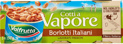 Cotti a vapore borlotti italiani