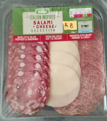 CURED SALAMI & CHEESE SELECTION, Peppery and warmi