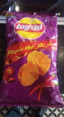 Lays flaming hot chips big