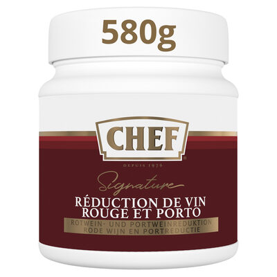 Réduction de vin rouge et Porto CHEF - Pot de 580g